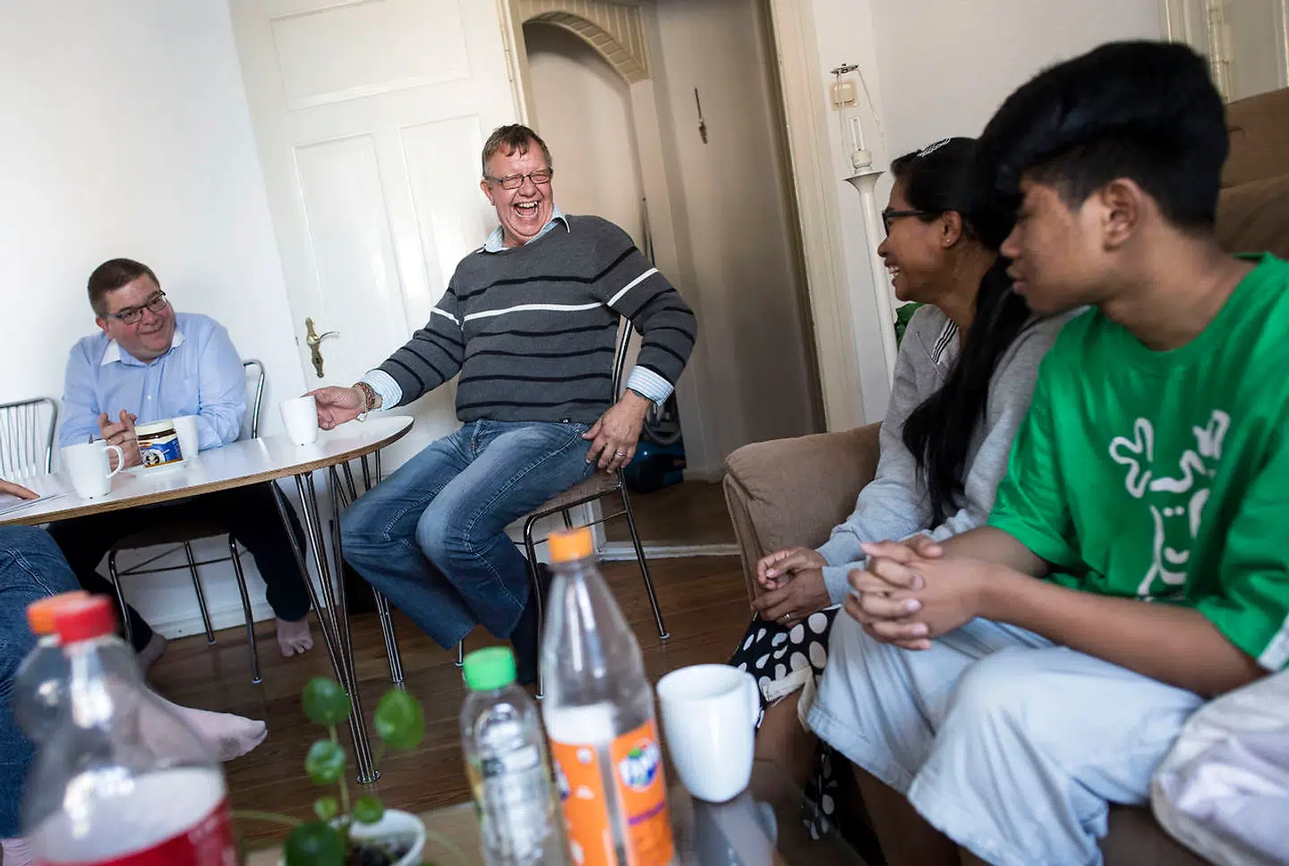 Leif Havshøj Larsen har bl.a. hjulpet Bidies familie til at få tag over hovedet.