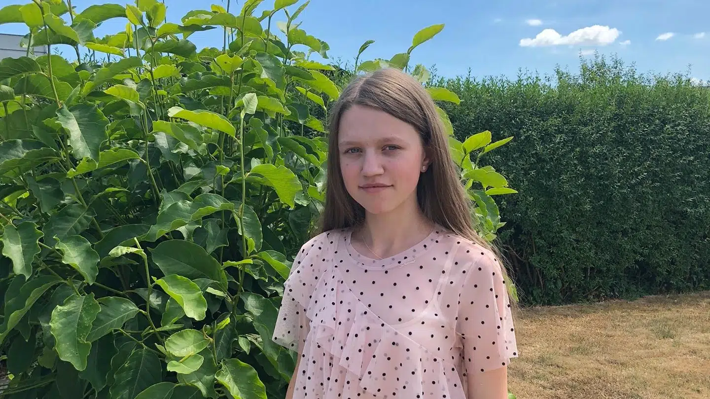 Kateryna kort før hun blev udvist fra Danmark.