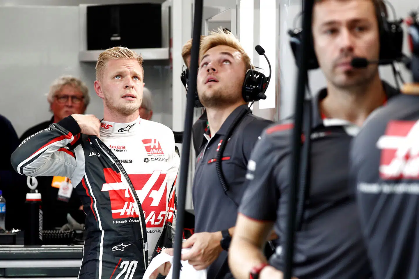 Kevin Magnussens option med Haas udløber på søndag, og dermed bør der snart være nyt om fremtiden. (REUTERS/Edgar Su)