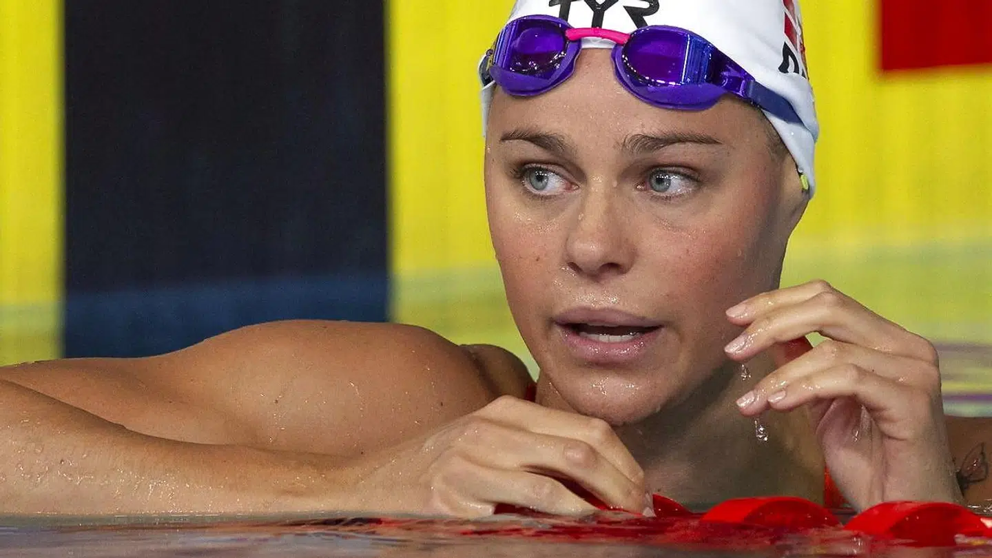 Pernille Blume efter semifinalen.