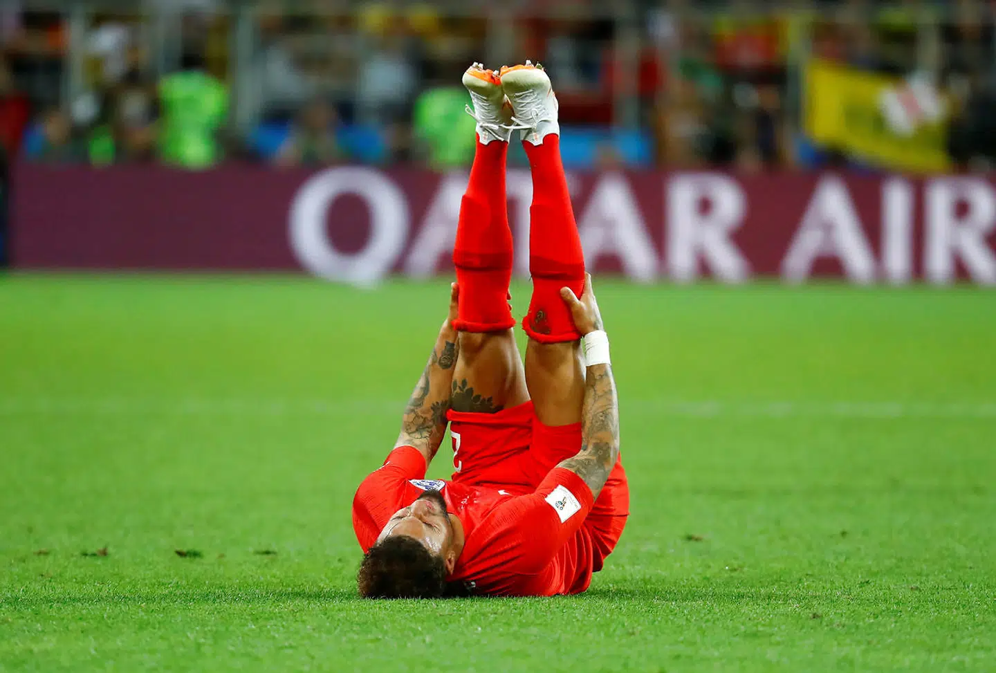 Kyle Walker har ondt.