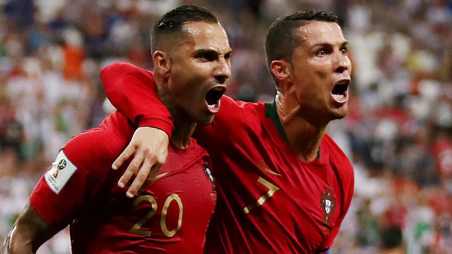 Portugals Ricardo Quaresma fejrer sin scoring mod Iran med Cristiano Ronaldo til VM i Rusland.