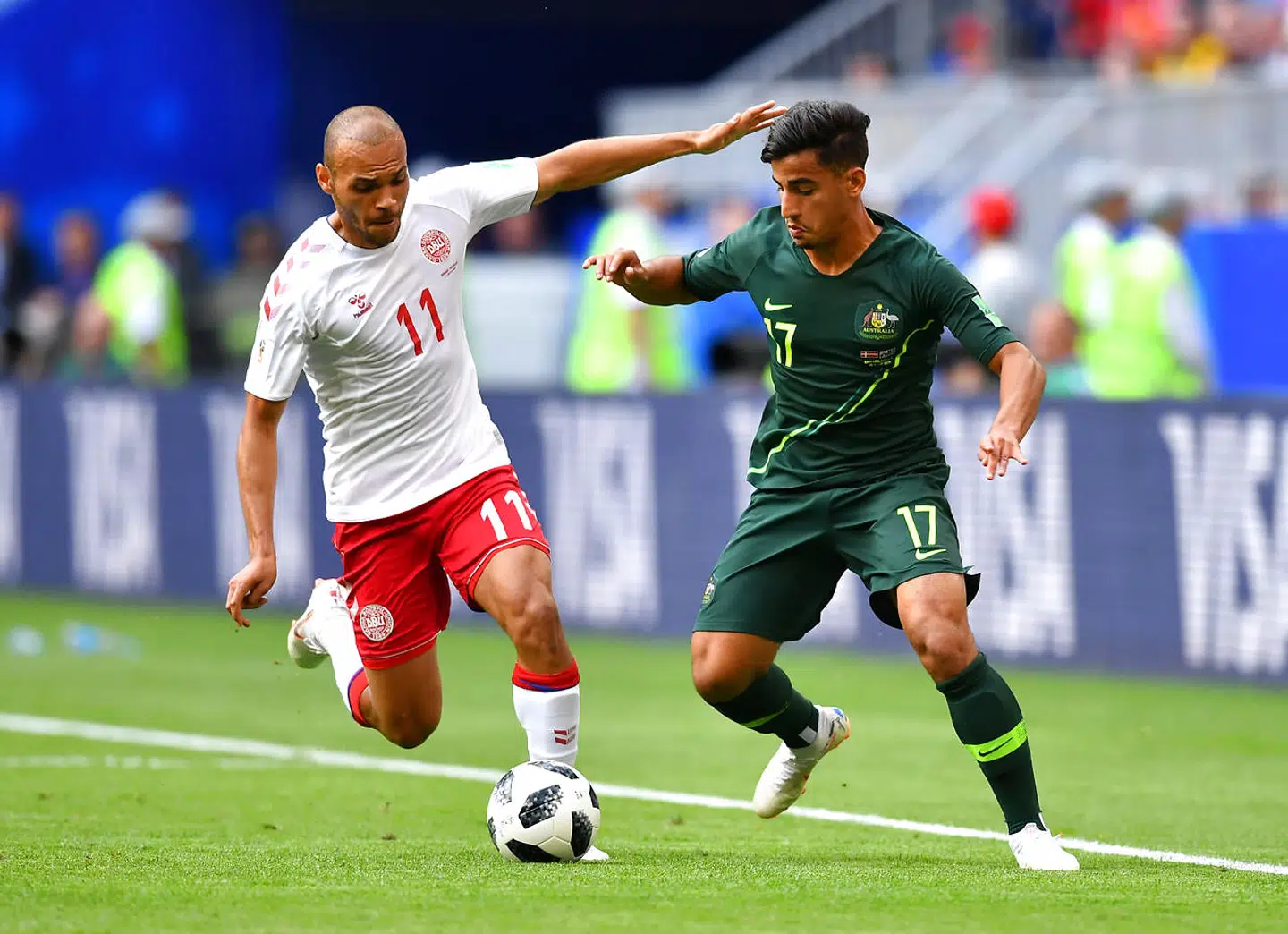 Martin Braithwaite mødte sin franske kæreste tilbage i 2013, da han netop var skiftet til Toulouse fra Esbjerg.