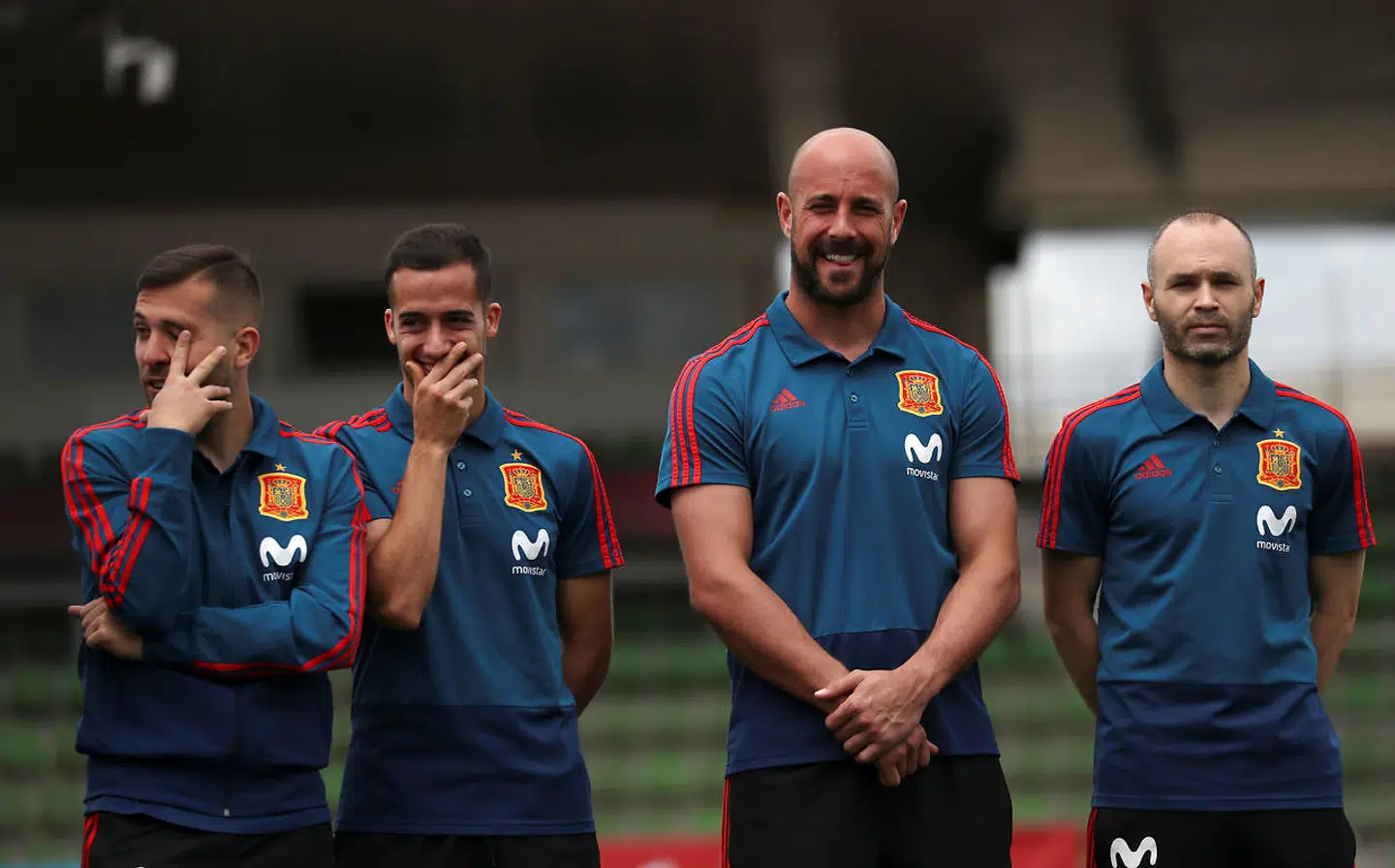 Pepe Reina er nummer to fra højre.