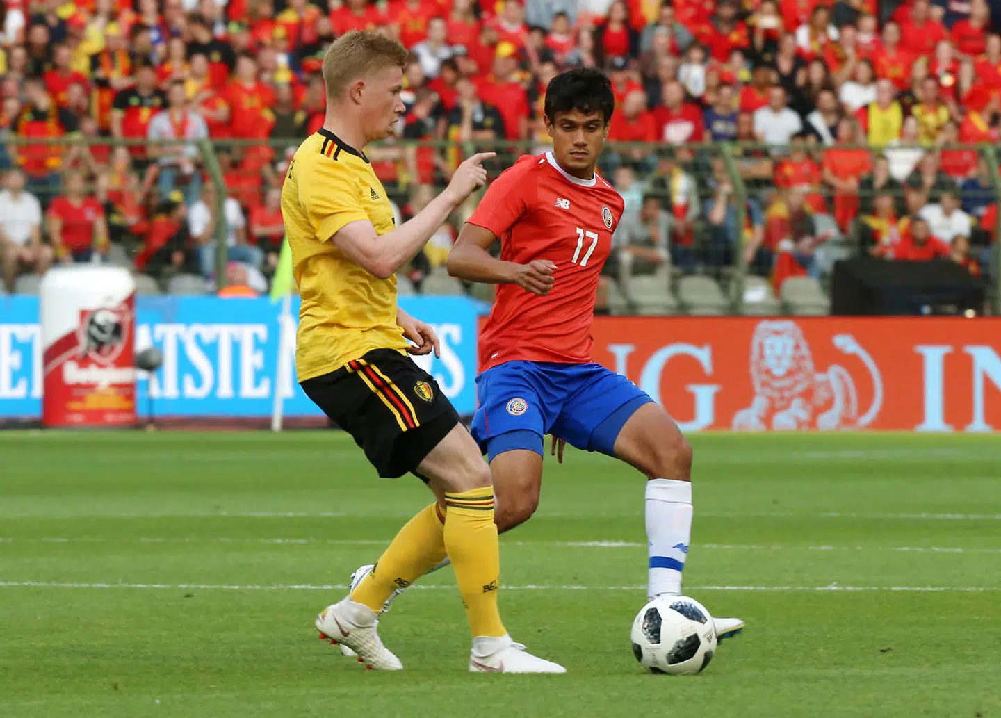 Yeltsin Tejeda i den røde trøje er opkaldt efter Boris Jeltsin. Så han befinder sig sikkert fint i Rusland for tiden.