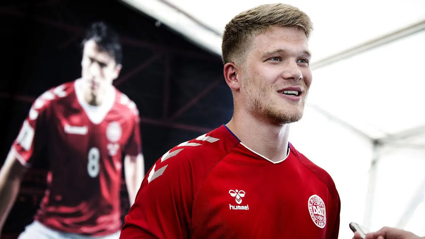 Andreas Cornelius før træning i Anapa.