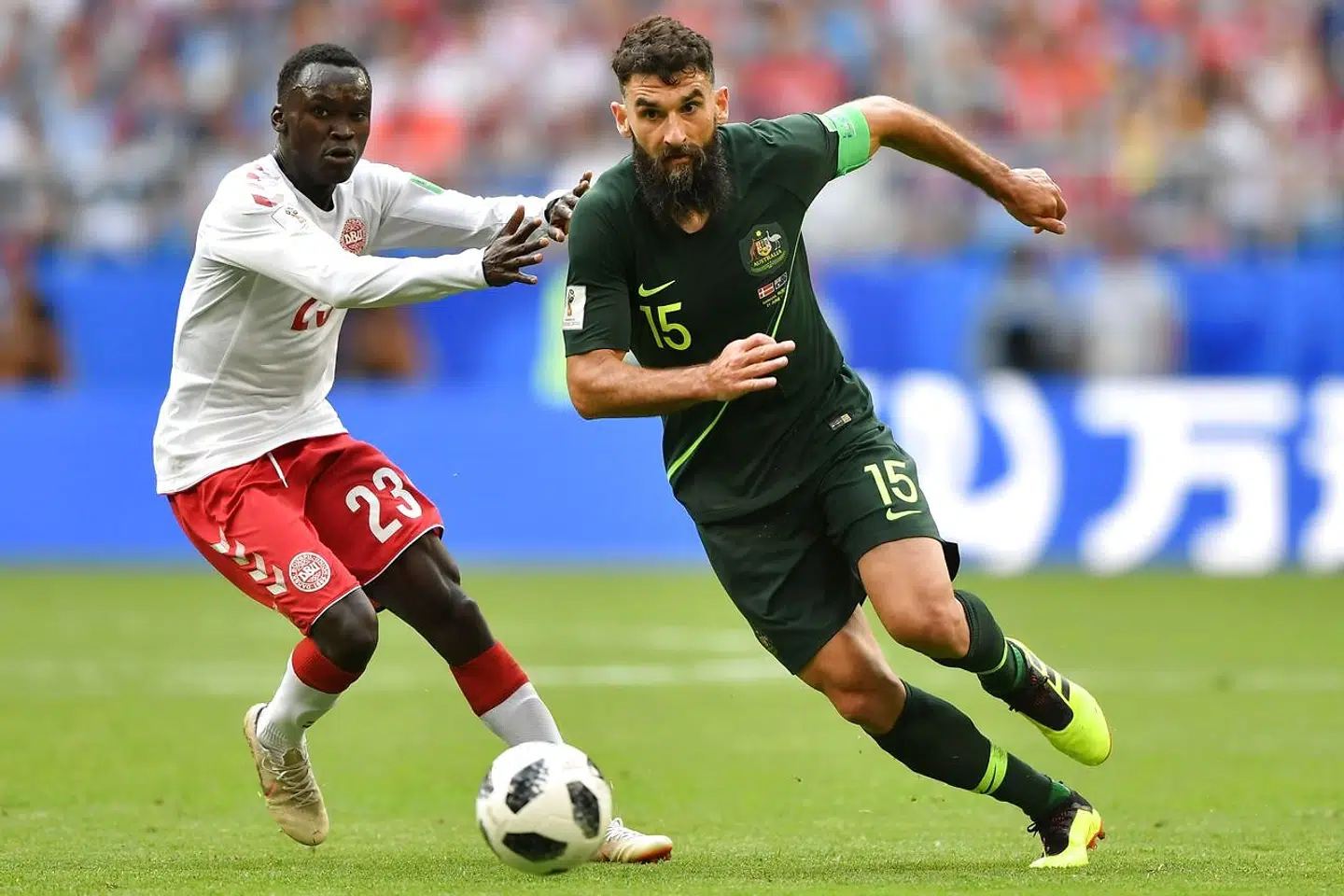 Pione Sisto imponerede heller ikke mod Australien. Mange så ham derfor helst sat af op til opgøret. Det blev han imidlertid ikke.