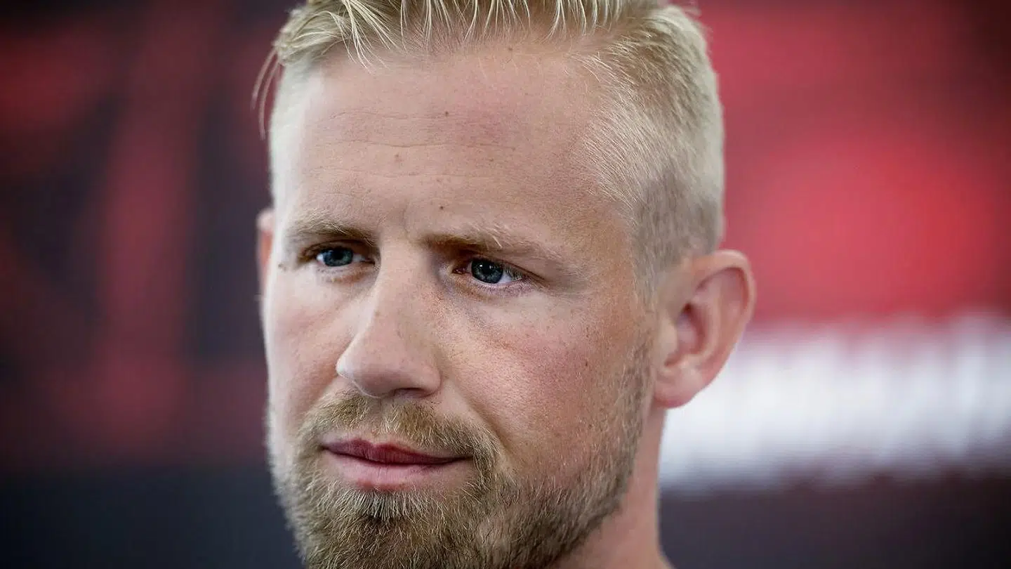 Kasper Schmeichel før træningen i Anapa i Rusland søndag den 17 juni 2018. (Foto: Liselotte Sabroe/Ritzau Scanpix)