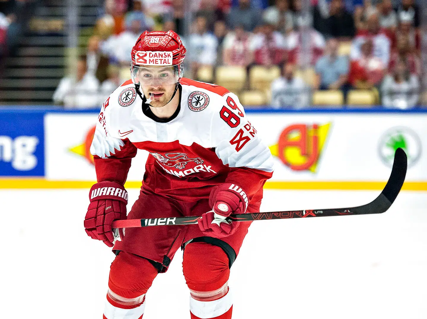 Den danske ishockeylandsholdsspiller Mikkel Bødker spiller til daglig i NHL-ligaklubben San Jose Sharks.