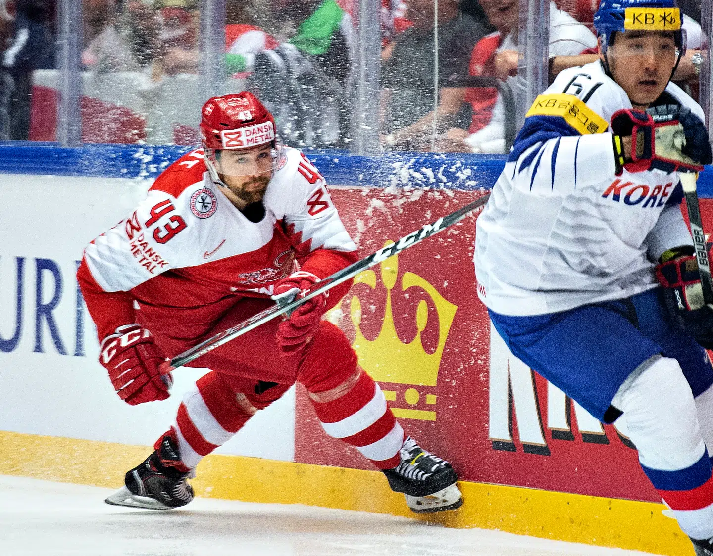Nichlas Hardt spiller til daglig i den svenske klub Malmø Redhawks.