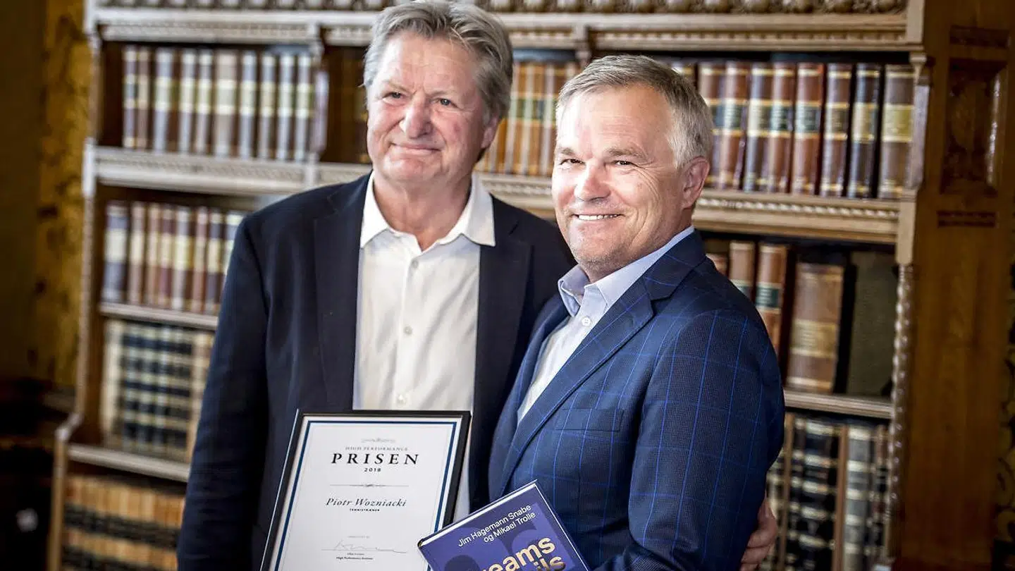 Piotr Wozniacki har stået på sidelinjen siden Caroline Wozniacki var helt lille. Her modtager han 'High Performance Prisen 2018'.