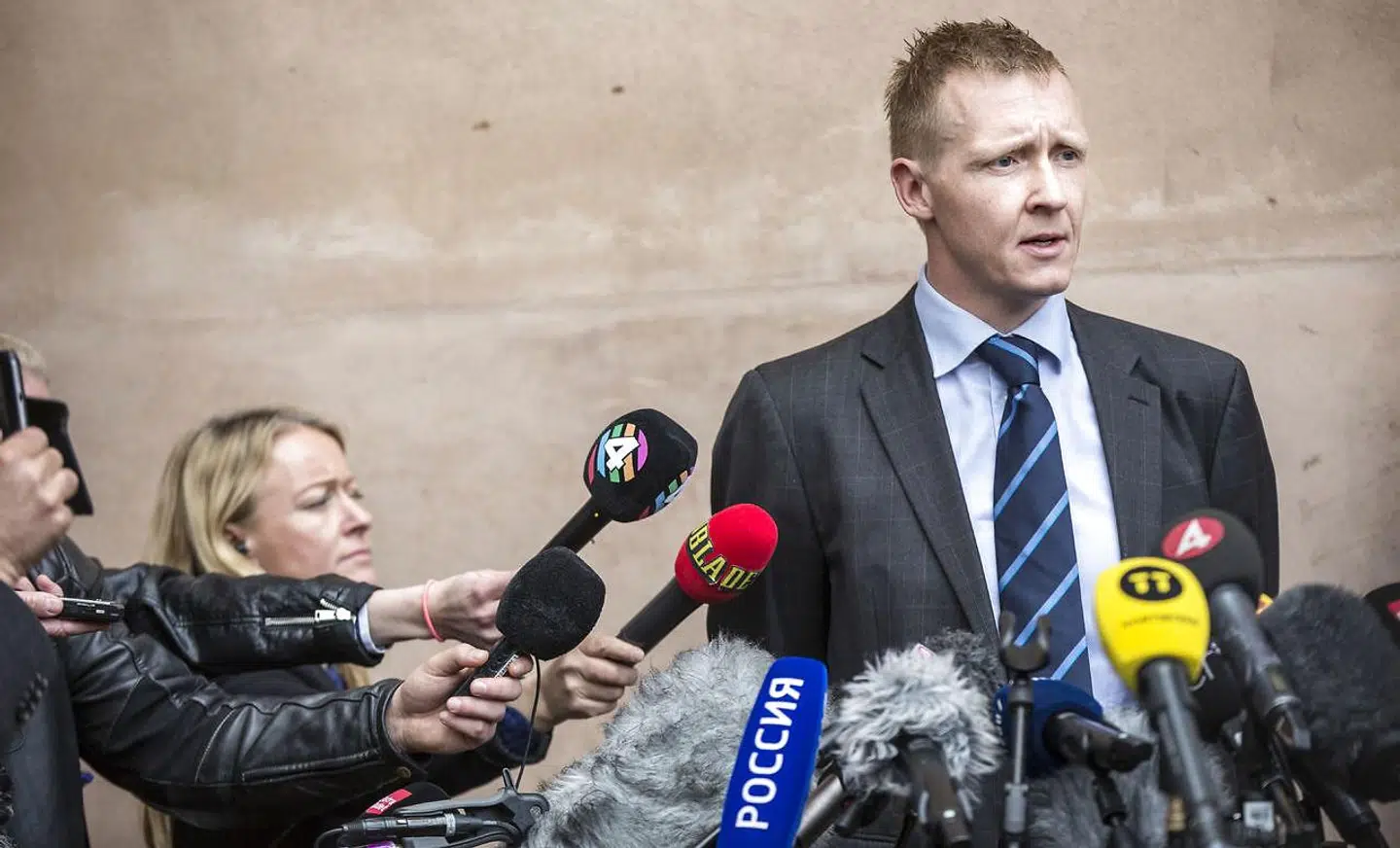 Anklager Jakob Buch-Jepsen efter domsafsigelse i ubådssagen mod Peter Madsen i Københavns byret.