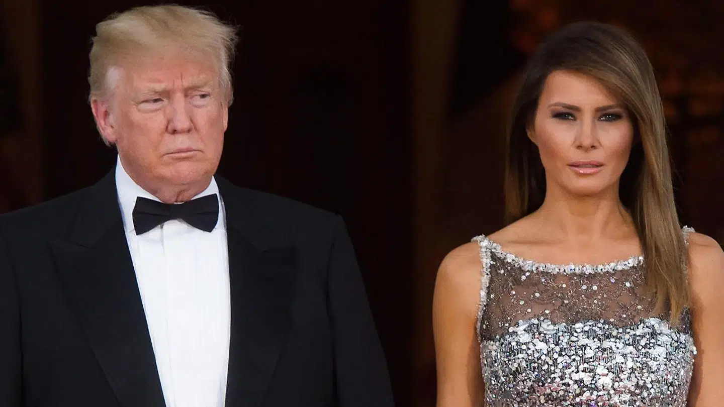 Præsident Donald Trump og førstedamen Melania Trump
