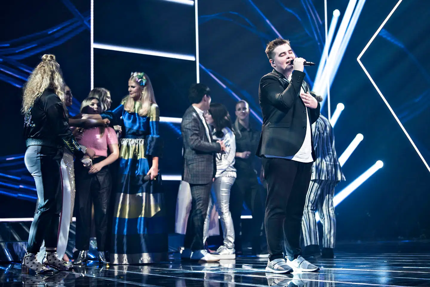 Fra 'X Factor' 2017 da Morten Nørgaard vandt finalen i DR Byen.
