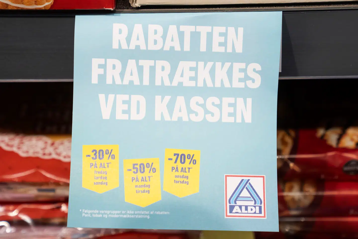 Alle Aldi-butikker er lukket med et stort ophørsudsalg.