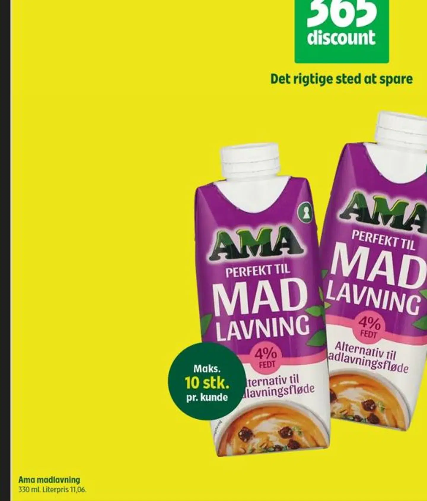 Efter B.T. har rettet henvendelse til Coop er der blevet rettet i teksten i deres digitale tilbudsavis, så der står Ama madlavning.