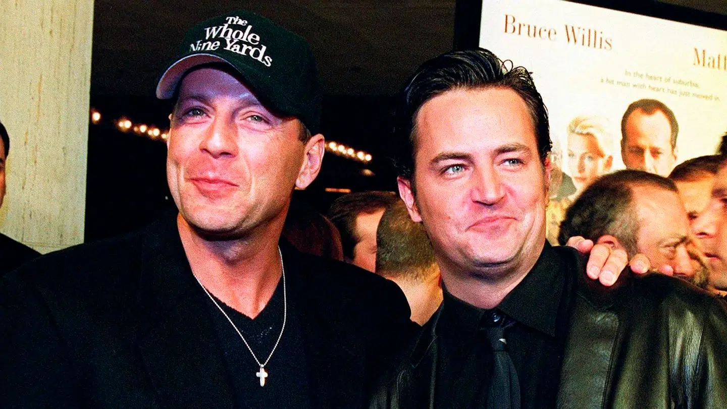 Bruce Willis og Matthew Perry i 2000.