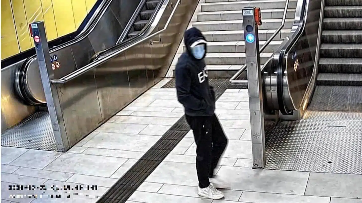 En gerningsmand i Frankfurt er på fri fod, efter han placerede en håndgranat på en metrostation.