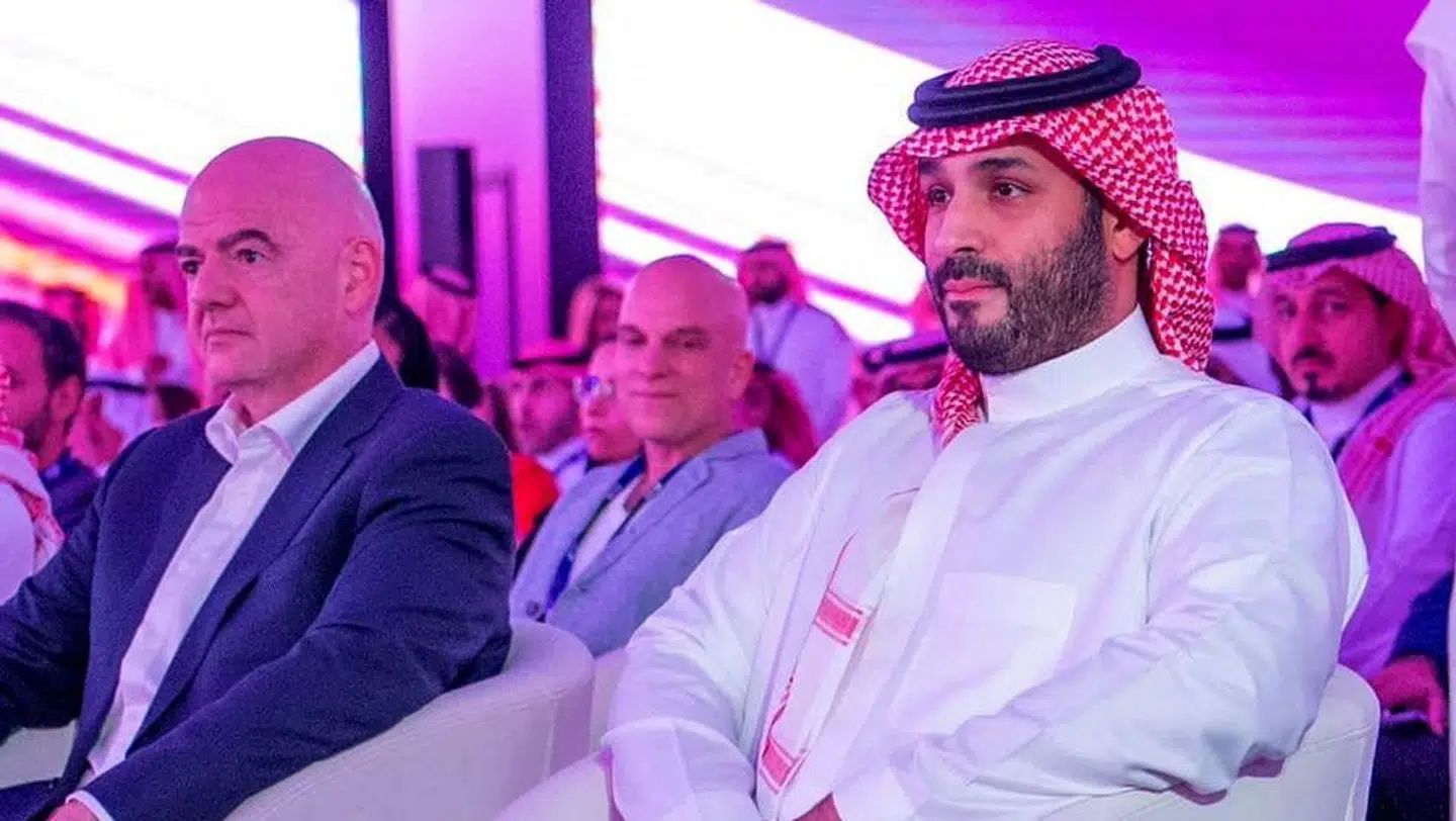 Den saudiske kronprins, Mohammed bin Salman, og FIFAs præsident, Gianni Infantino er flere gange blevet set sammen til store arrangementer.