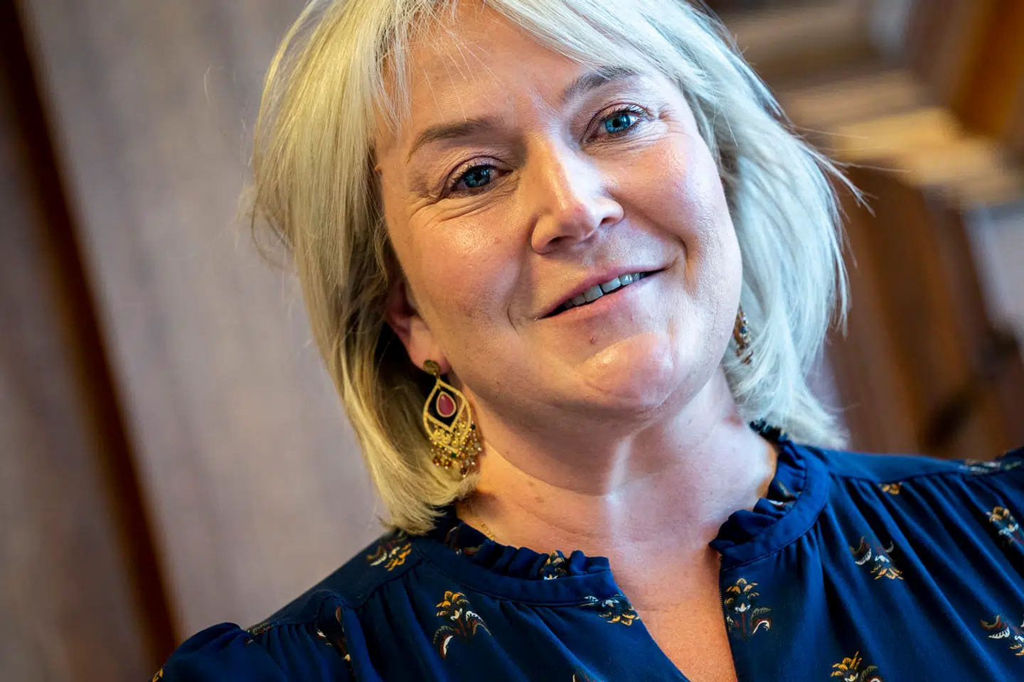Uddannelses- og forskningsminister Christina Egelund (M) fik på Folkemødet overrakt en pokal af Novo Nordisk, men det måtte medicinalgiganten ikke.