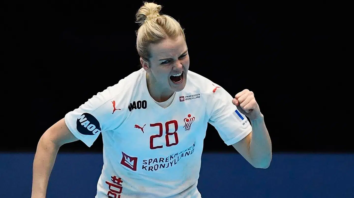 Stine Jørgensen spillede sin foreløbigt sidste landskamp i december 2020.