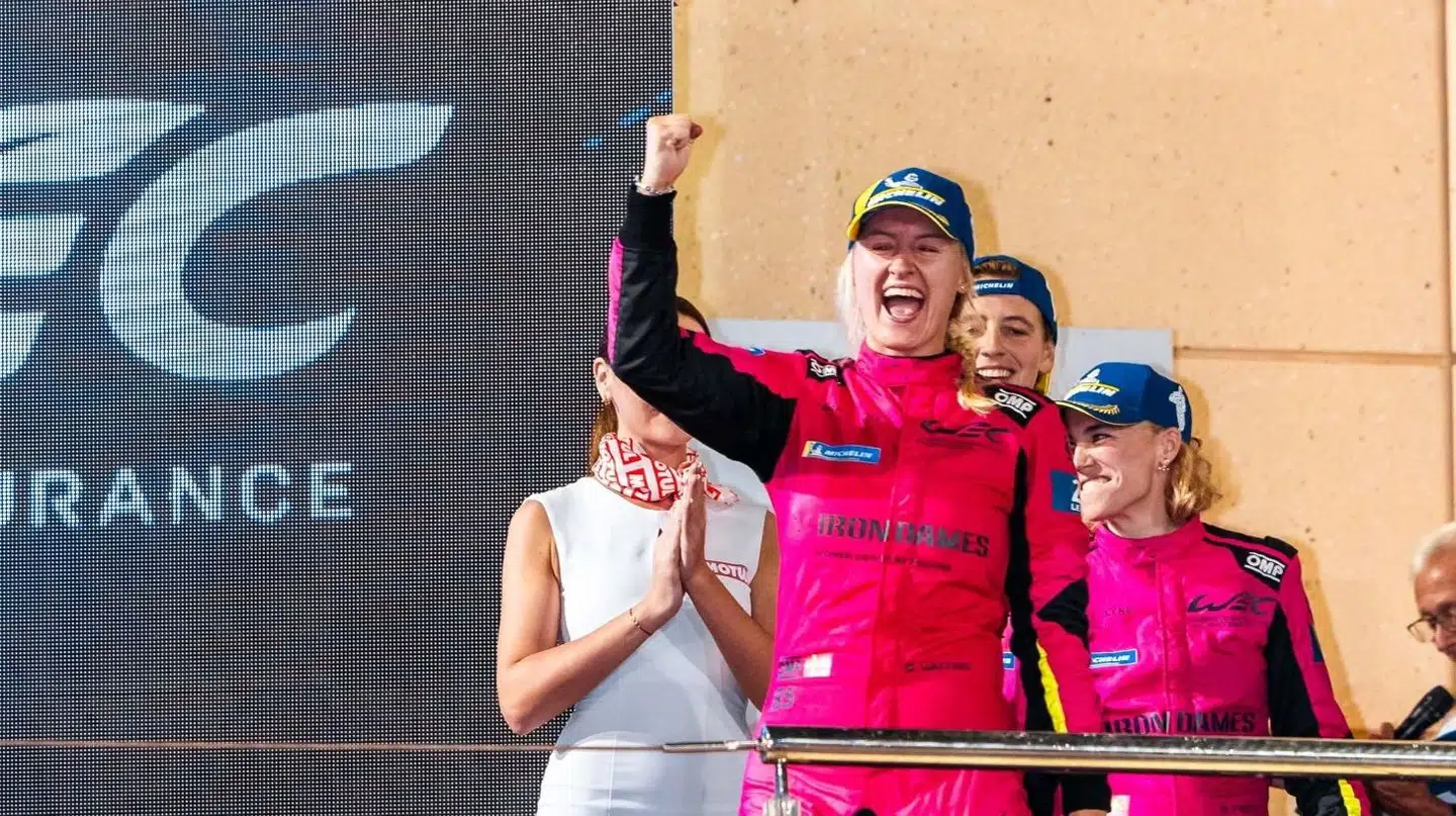 Sejrsbrølet. Endelig kunne Michelle Gatting træde op på podiets øverste trin.