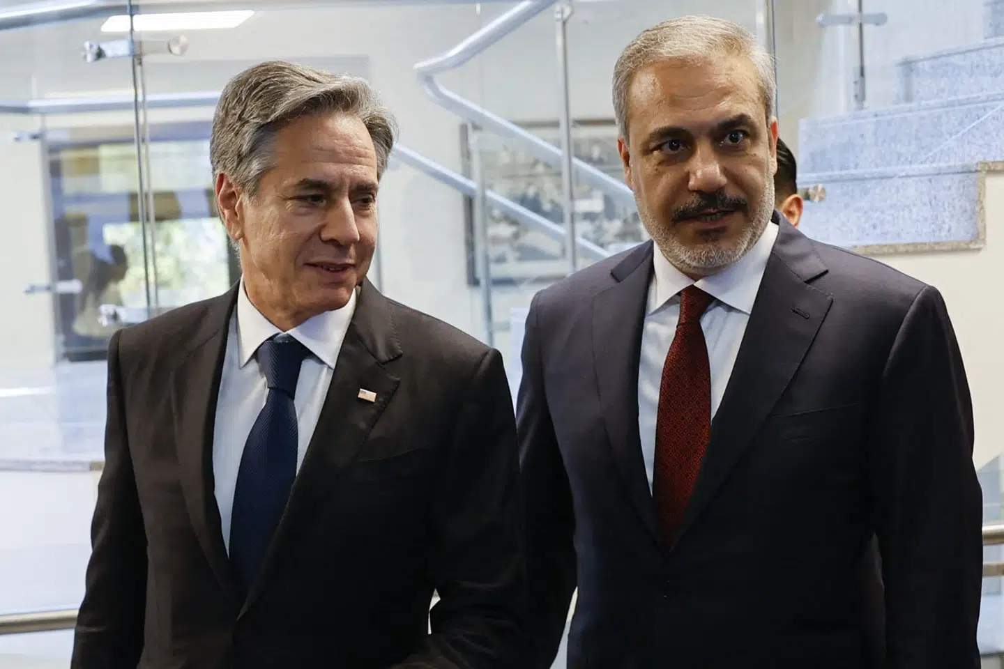 USA's udenrigsminister, Antony Blinken, har mandag mødtes med Hakan Fidan, der er Tyrkiets udenrigsminister. Mødet fandt sted i Ankara.