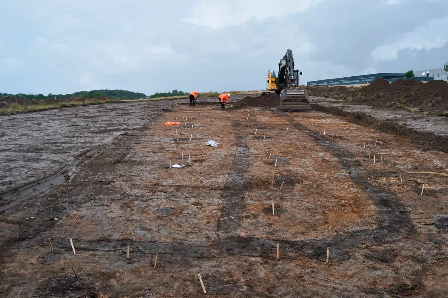 Den gamle hal har været op mod 50 meter lang og er resultatet af flere hundrede års arbejde.