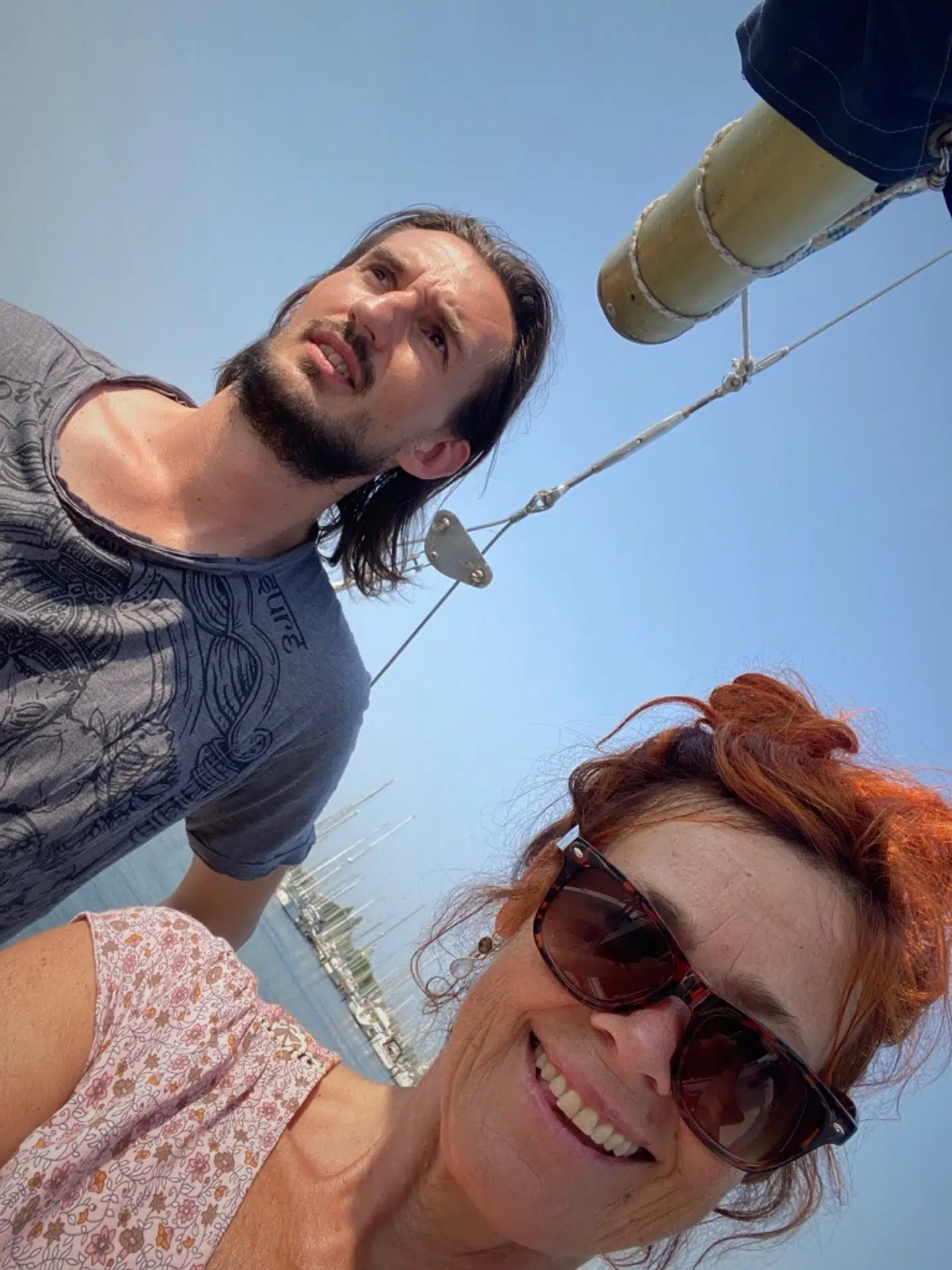 Med dette billede viser Joan Ørting nu for første gang den ellers hemmeligholdte kæreste Rune frem. Foto: Privat.