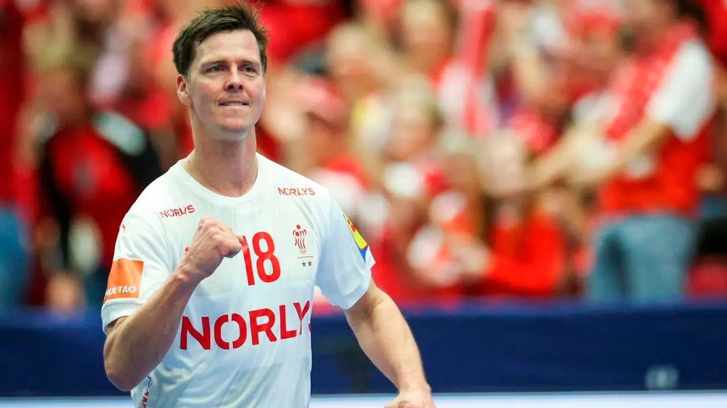 Hans Lindberg under årets VM, hvor Danmark vandt guld.