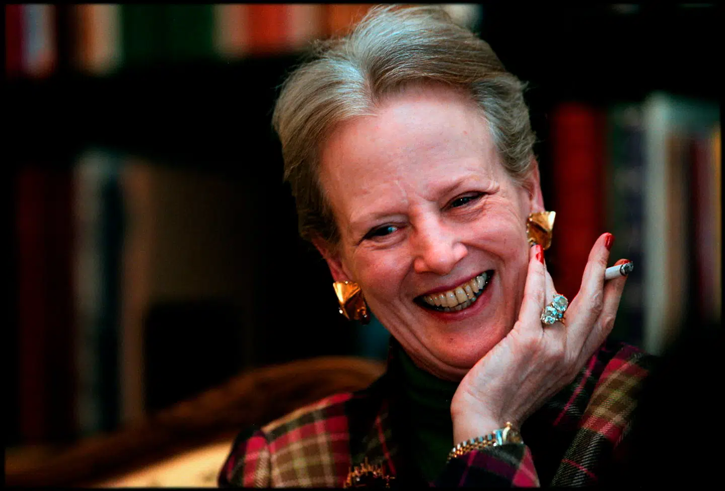 Dronning Margrethe har ikke røget siden sin rygoperation i februar. (arkivfoto) Ritzau/Scanpix