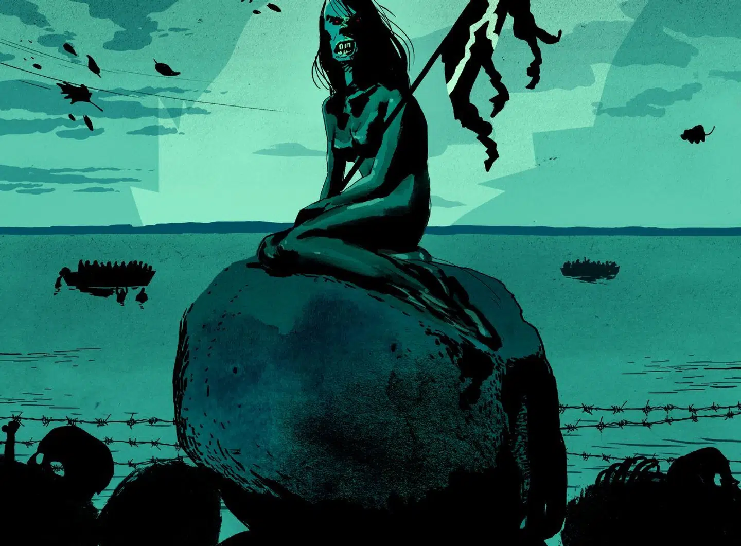 Den omtalte tegning, som forleden var midtpunkt for en sag i Højesteret.