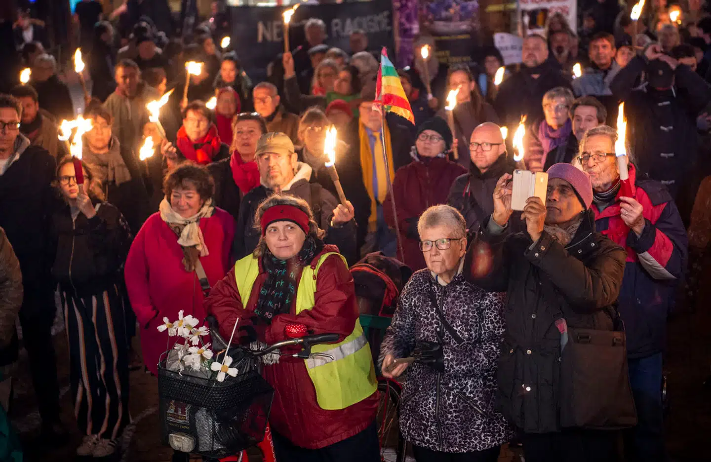 80-året for Krystalnatten markeredes på Kultorvet i København 9. november 2018. I år er det 85-året for Krystalnatten, der fandt sted i Tyskland i 1938. I løbet af natten ødelagde nazister næsten 7.500 forretninger, og op mod 200 synagoger blev sat i brand.