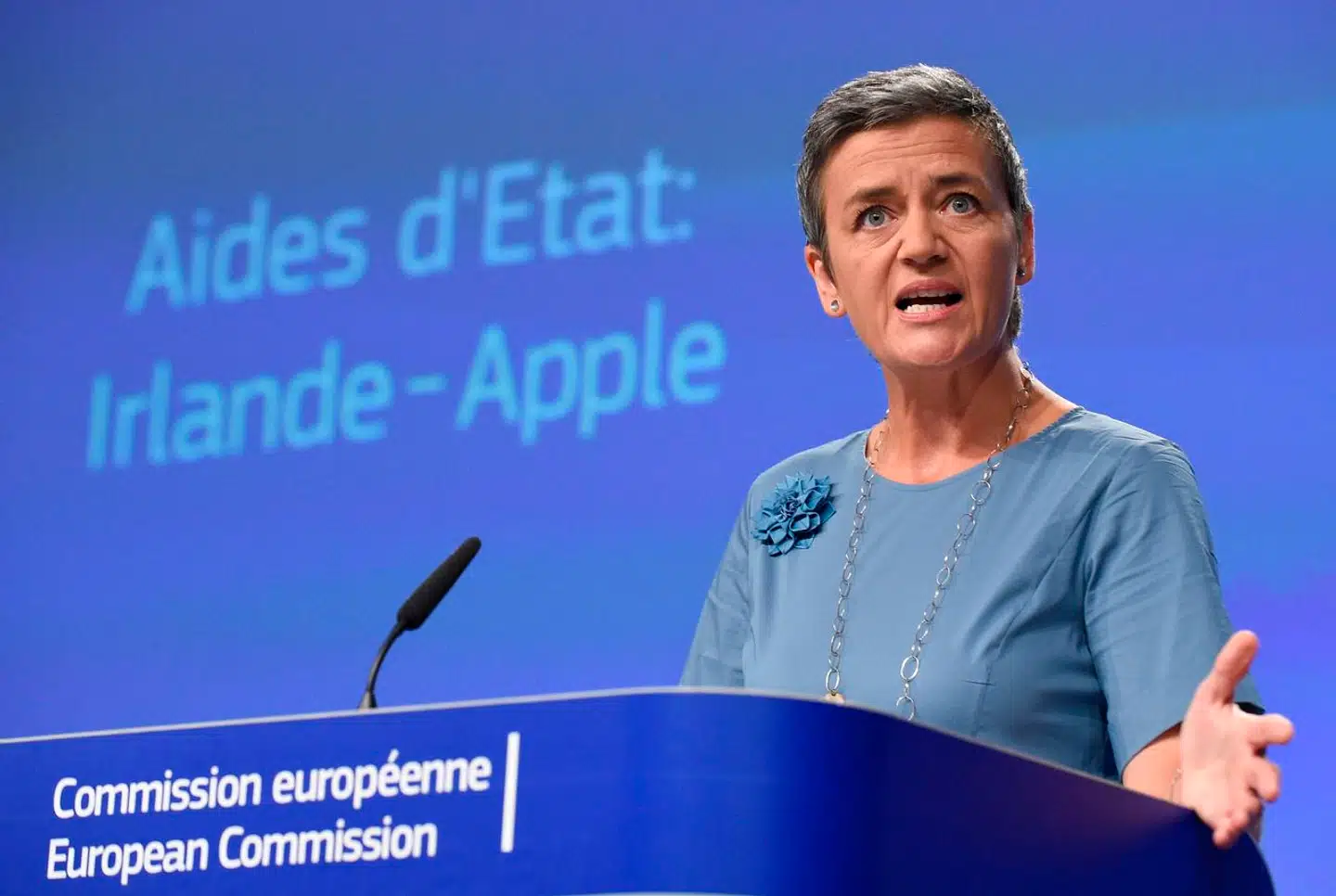 EUs danske konkurrencekommissær, Margrethe Vestager, gav i august 2016 Apple et kæmpe skattesmæk på 100 milliarder kroner, men tabte senere sagen ved EU-retten. Nu indstilles det, at EUs højeste retsinstans, EU-Domstolen, omgør EU-rettens sejr til Apple.
