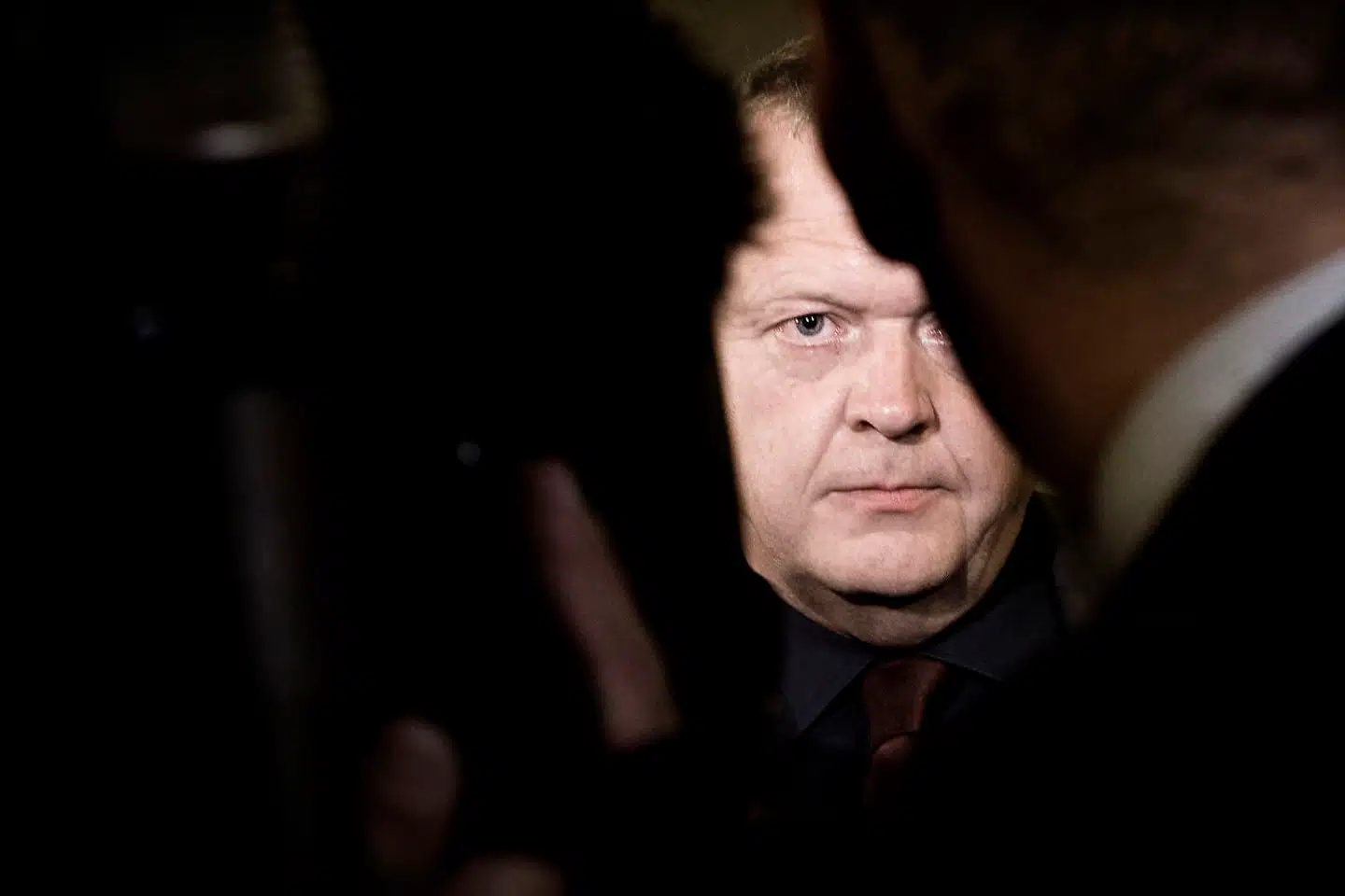 Lars Løkke Rasmussen. Manden i midten. Foto: Linda Kastrup