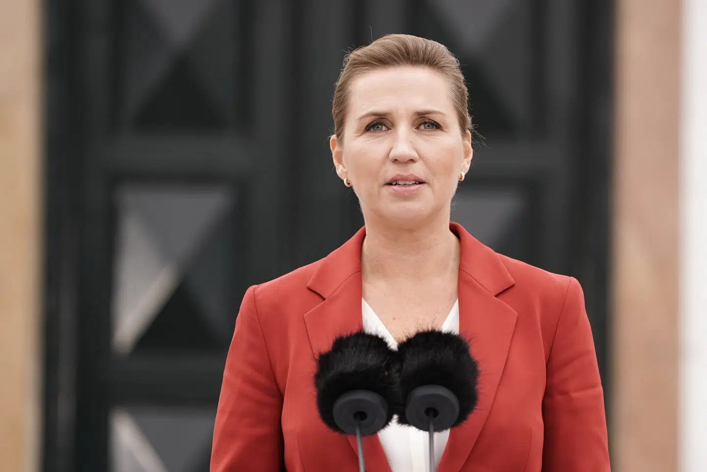 Så kom valget, vi alle har ventet på i uger. Statsminister Mette Frederiksen foran Marienborg onsdag.