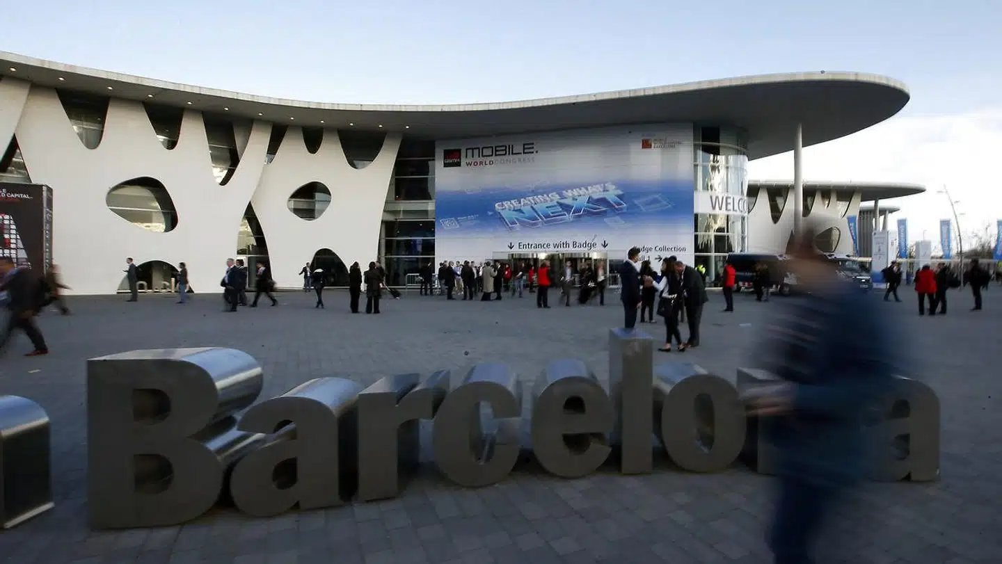 Arrangørerne måtte i sidste øjeblik aflyse sidste års Mobile World Congress i Barcelona på grund af det eskalerende coronavirusudbrud. I år vil arrangementet blive gennemført. Arkivfoto: Albert Gea/Reuters/Ritzau Scanpix