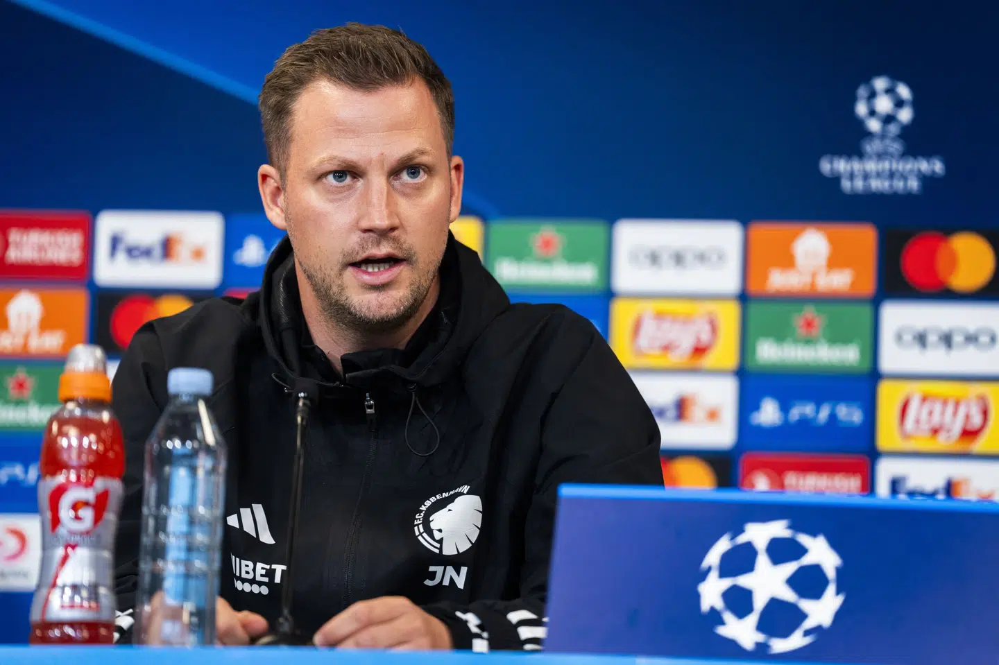 Jacob Neestrup spår, at det bliver et svært derby mod Brøndby søndag eftermiddag. (Arkivfoto).