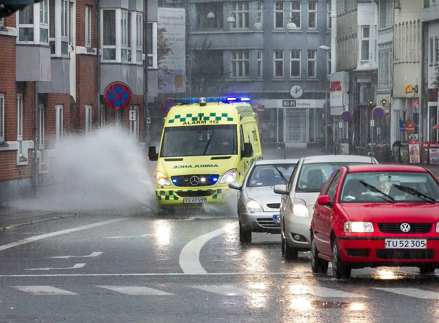 Med ny teknologi kan alarmberedskabet nu med langt større præcision nå frem til dér, hvor der er brug for hjælp. Det kan i nogle tilfælde være afgørende for liv og død. Arkivfoto: Axel Schütt/Ritzau Scanpix