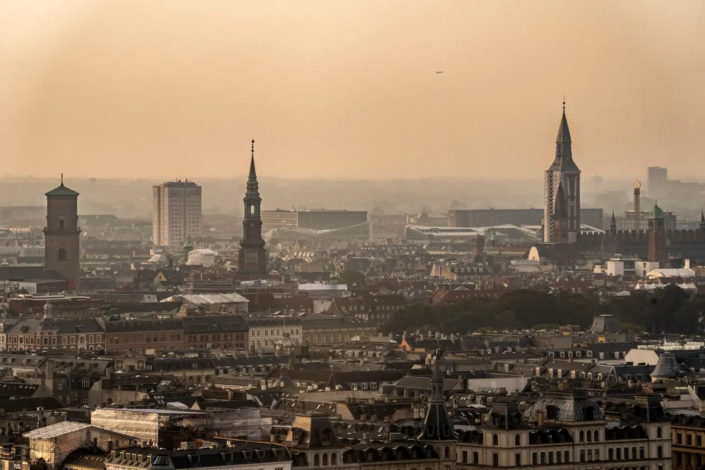 Udsigt over København fra Mærsk Tårnet i København, torsdag den 28. september 2023.. (Foto: Ida Marie Odgaard/Ritzau Scanpix)