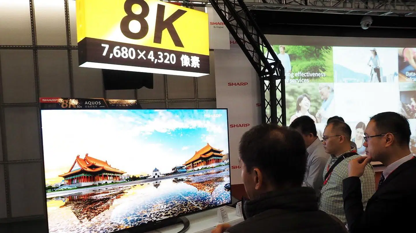 Fladskærmsfjernsyn med en billedopløsning i 8K giver en hidtil uset detaljerigdom. De begynder for alvor at komme til salg i løbet af efteråret, selv om der ikke er meget indhold, der er optaget i så høj en billedkvalitet. Arkivfoto: David Chang, EPA/Ritzau Scanpix