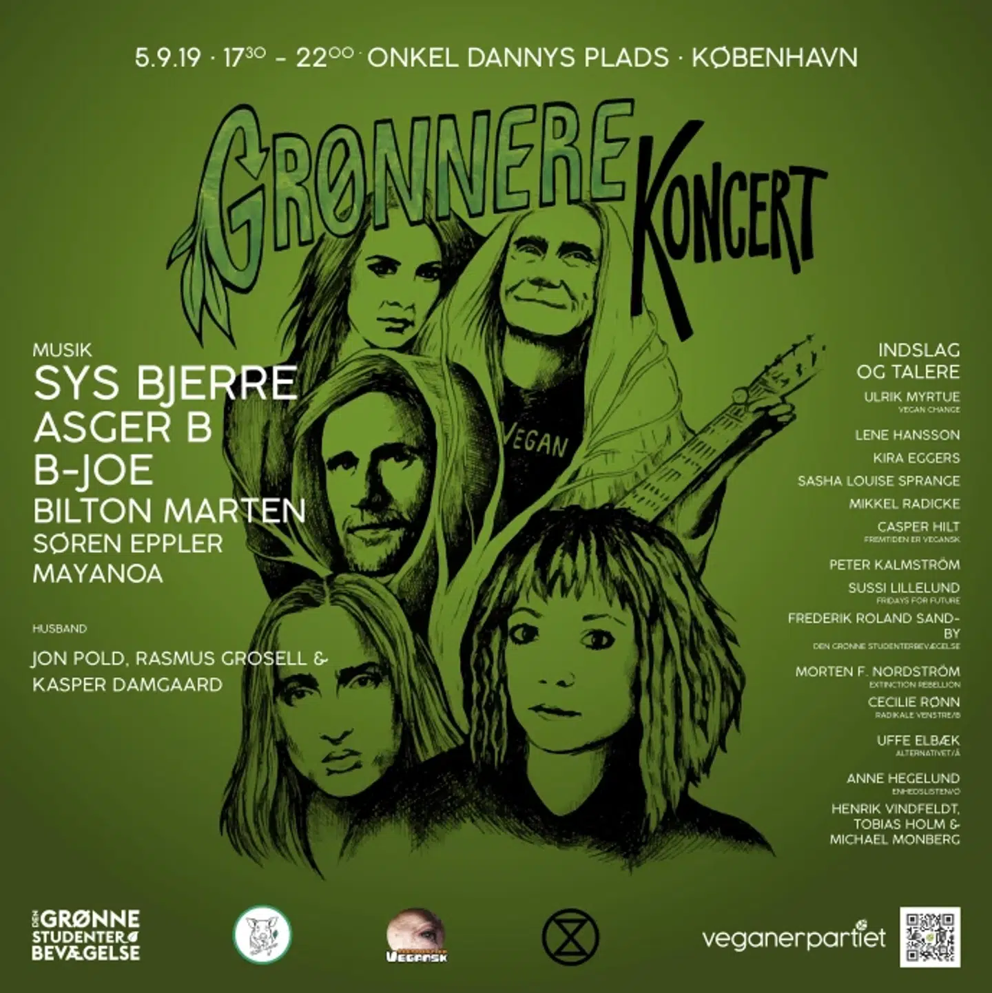 Plakaten til »Grønnere Festival.«