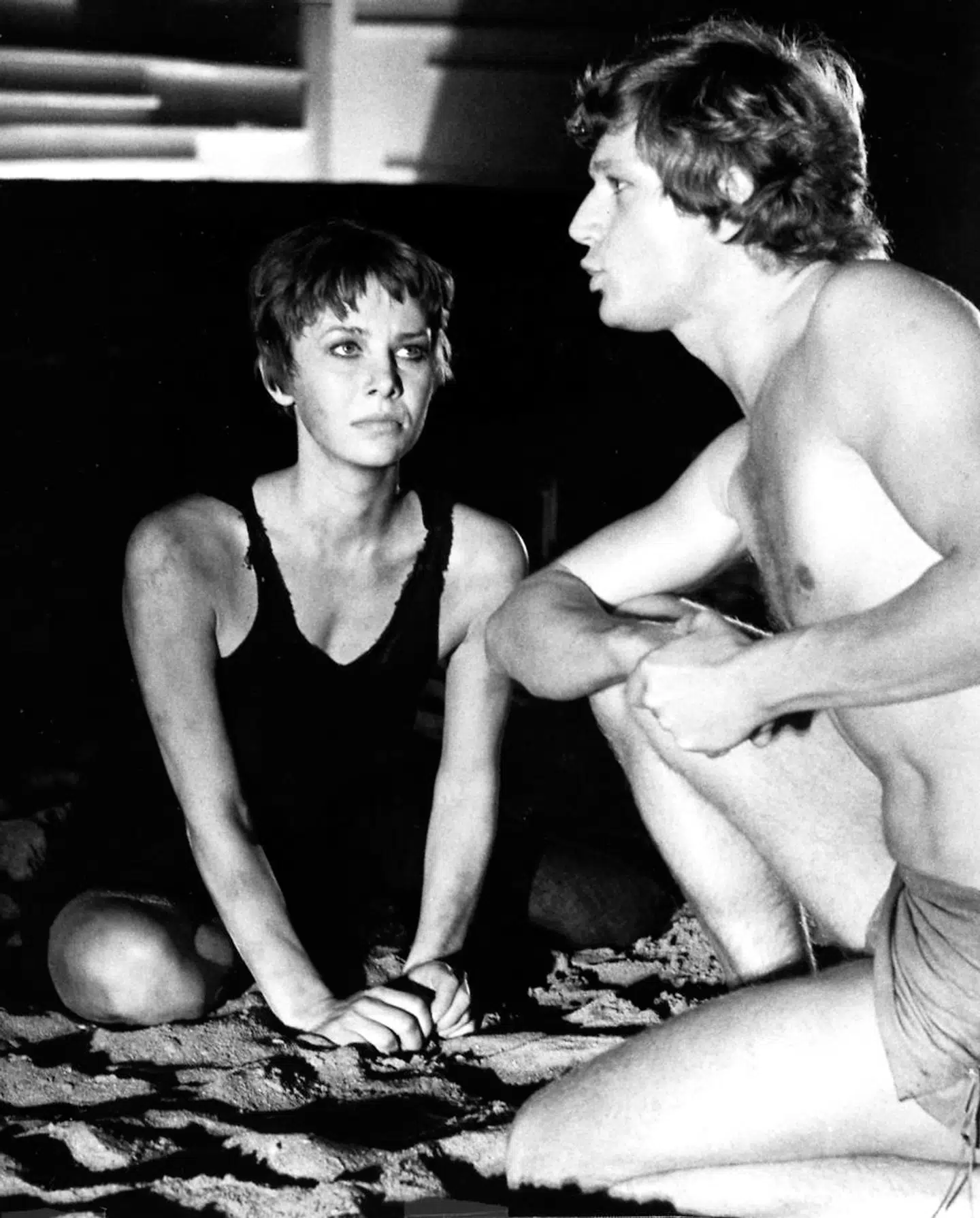 Kirsten Olesen i »Elektra« i 1977 med Niels Alsing. »Det er som et jordskred, et vulkanudbrud. Siden Ingeborg Brams' unge dage har vi ikke set noget lignende,« skrev Jens Kistrup her i avisen.