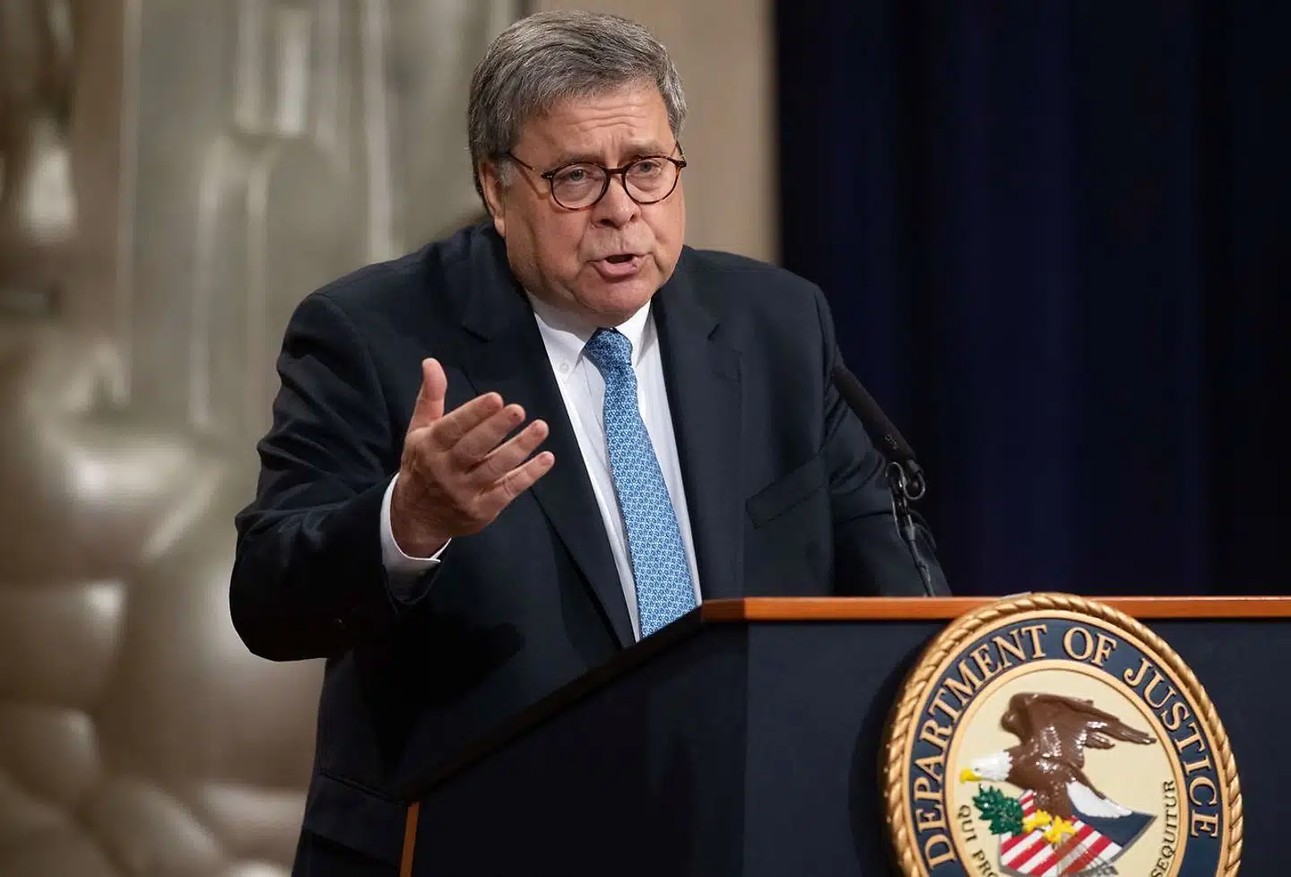 USAs justitsminister William Barr.