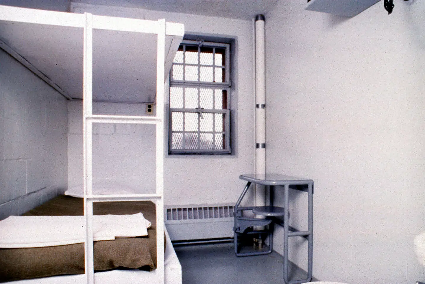 Arkivfoto. Celle på dødsgangen på Federal Prison i Terre Haute, Indiana, d. 09. april 2001.