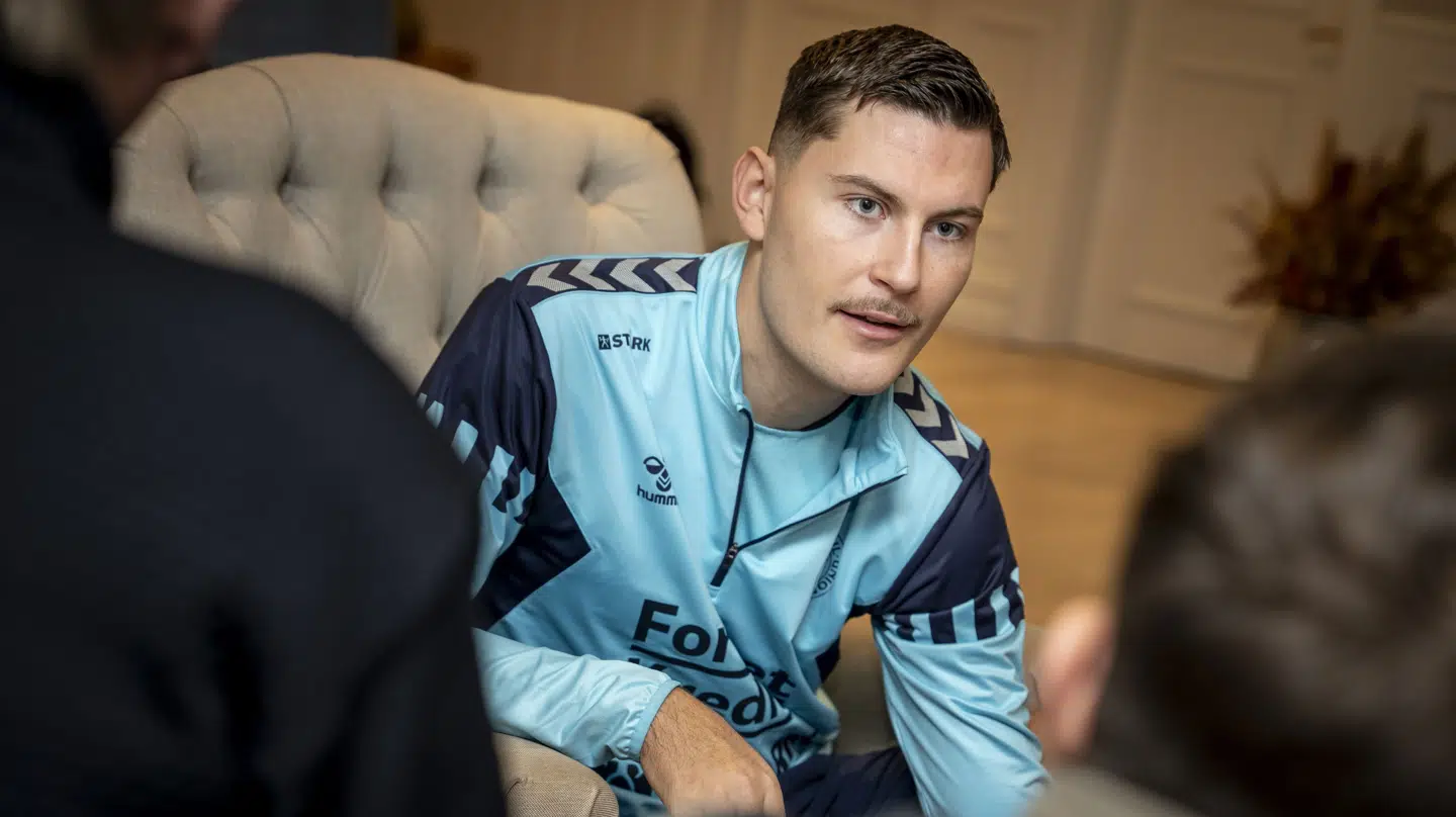 Jonas Wind er klar til at udfylde mange forskellige roller i Danmarks offensiv i kampene mod Slovenien og Nordirland.