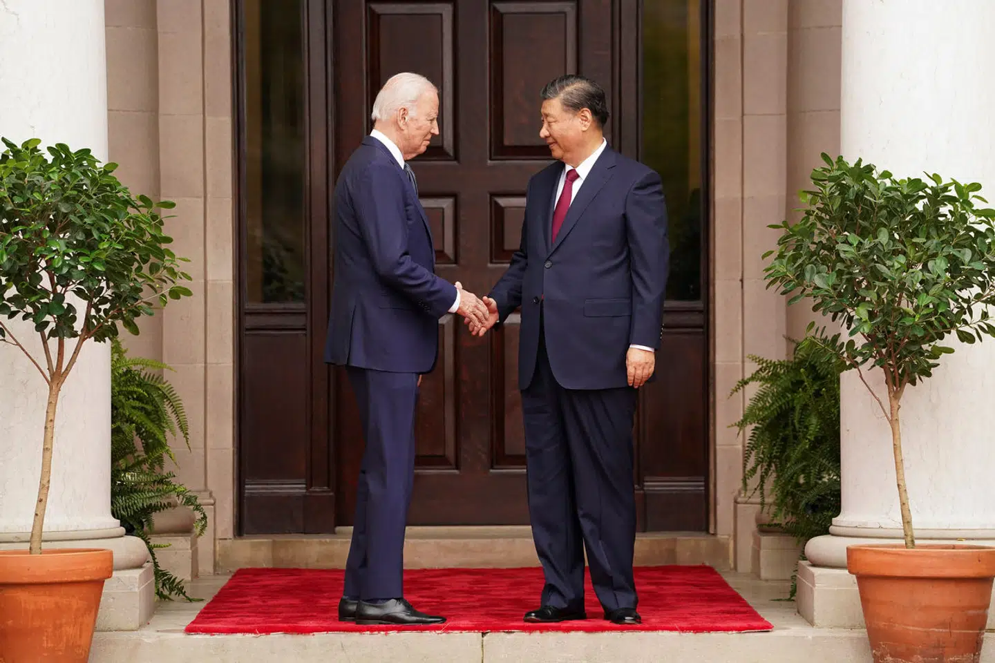 Joe Biden og Xi Jinping ved APEC-topmødet i San Francisco.