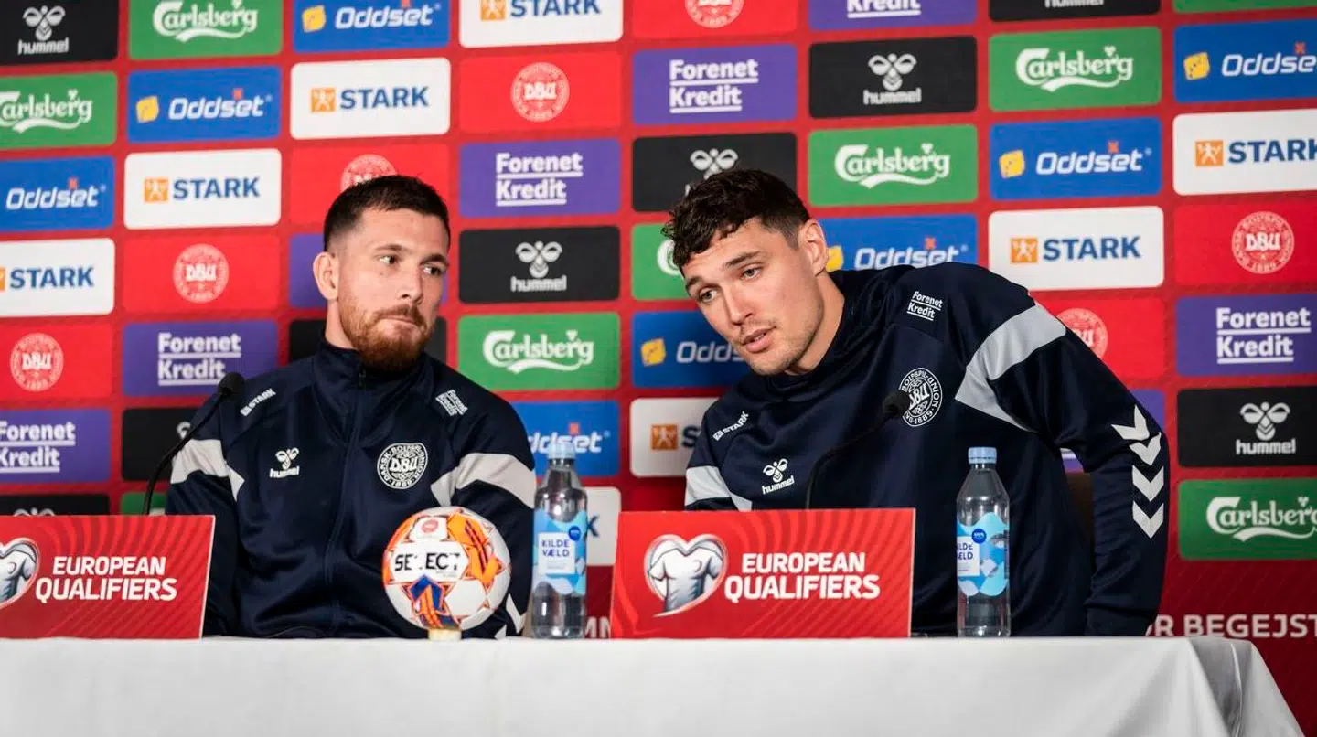 Pierre-Emile Højbjerg og Andreas Christensen er viceanførere, mens Christian Eriksen og Simon Kjær er væk fra landsholdet.