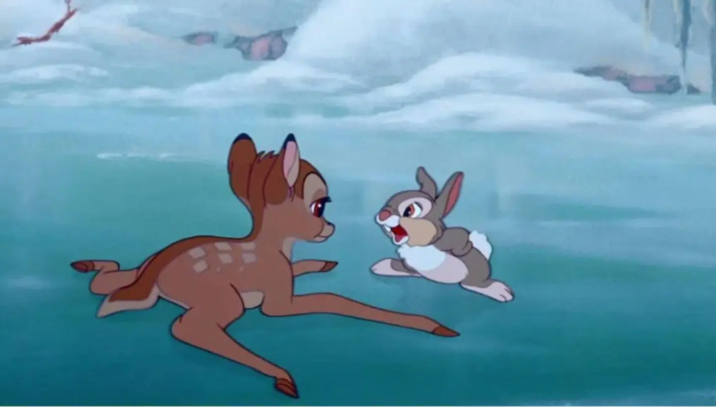 Bambi og Stampe i 'Disneys Juleshow'