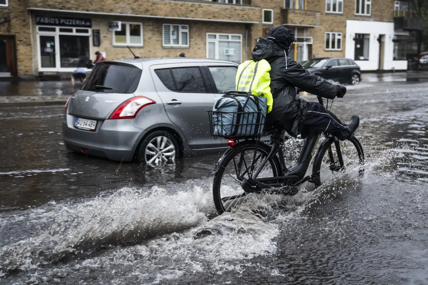 Regnen gav problemer flere steder i København torsdag 16. november.